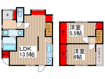 間取図 富士見市上沢戸建て