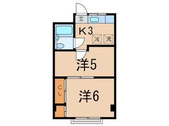 間取図 シャモット若林