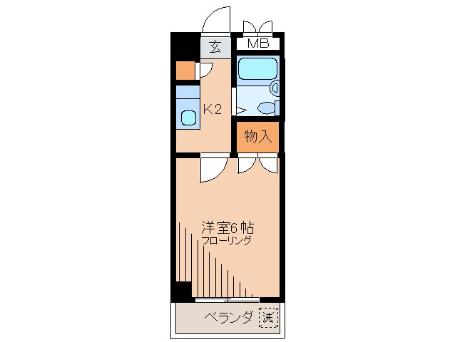 間取り図 クロノス岩戸