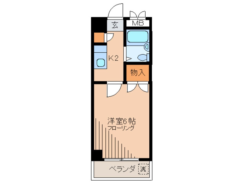 間取図 クロノス岩戸