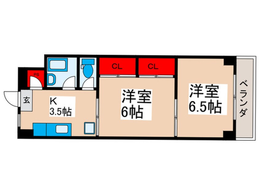 間取図 シントミプラザ町屋