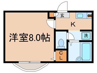 間取図 第６グリ－ンハイツ