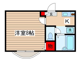 間取図 第６グリ－ンハイツ