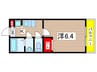 リリックコート長島 1Kの間取り