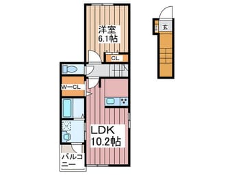 間取図 グランテラスA
