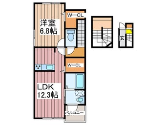 間取図 グランテラスA