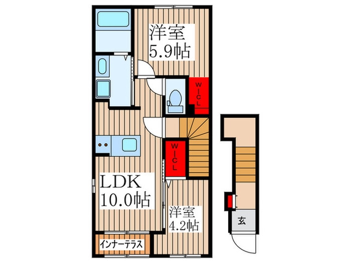 間取り図 シャイングロー上伊草