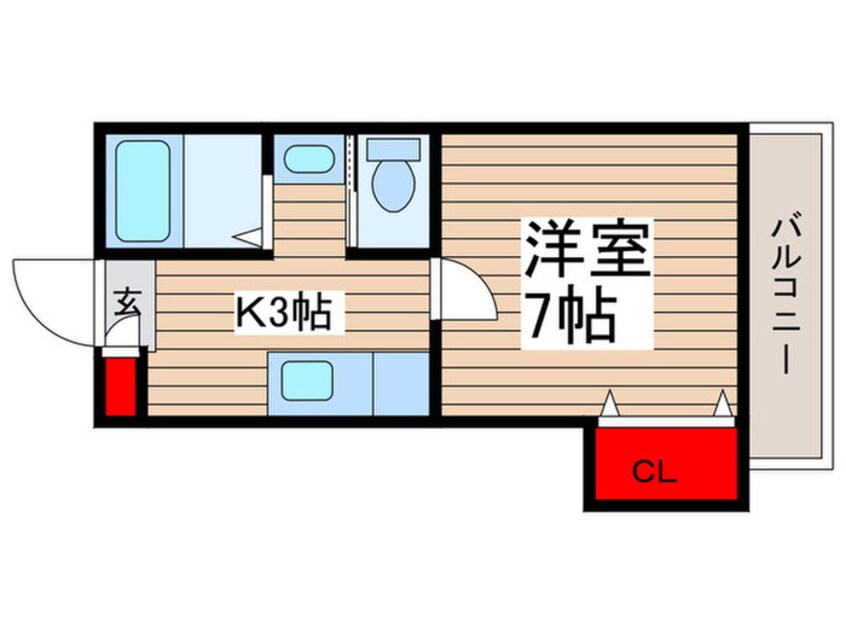 間取図 サンハウス大久保