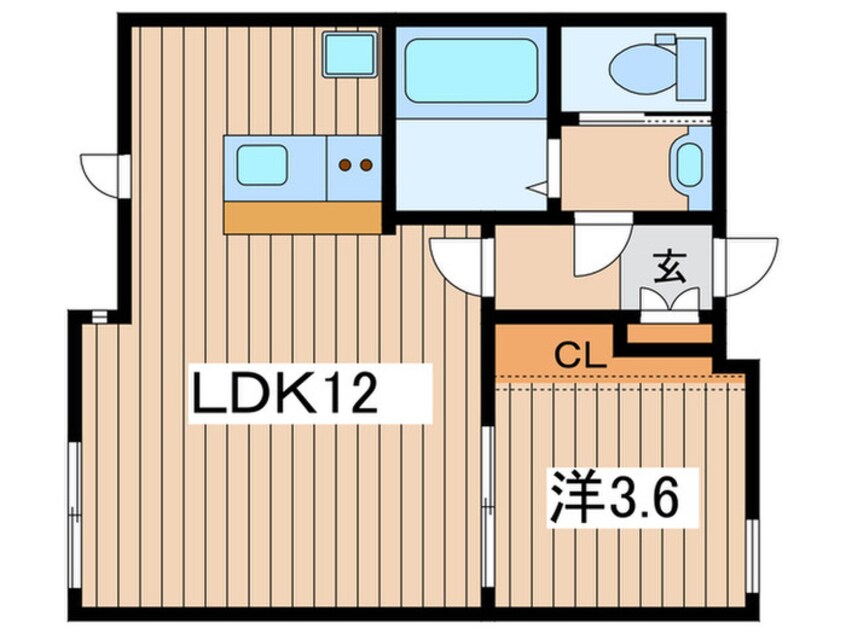 間取図 バームサイドレジデンス