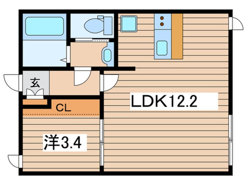 間取図 バームサイドレジデンス