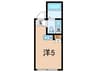 Contel東池袋 1Rの間取り