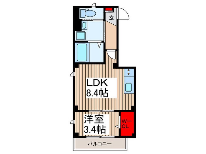 間取り図 ルポゼ芝富士