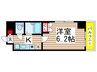 S-FORT船橋roots 1Kの間取り