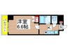 S-FORT船橋roots 1Kの間取り