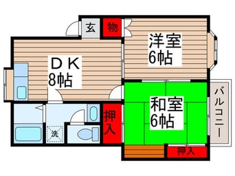 間取図 ヤヨイハイツ