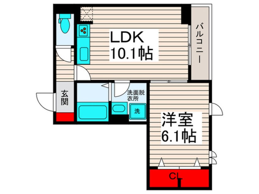 間取図 エクセリア興野