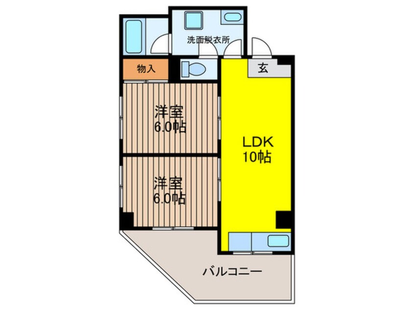 間取図 シントミプラザ徳丸