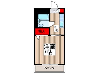 間取図 ツイン・ア―バン ２１