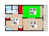 ルミエール・Ｔ 2DKの間取り