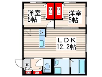 間取図 仮）La Maison FUKU