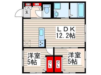 間取図 仮）La Maison FUKU