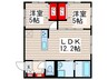 仮）La Maison FUKU 2LDKの間取り