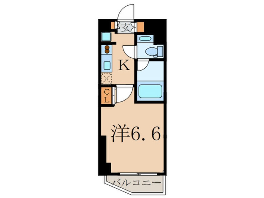 間取図 エスティメゾン哲学堂