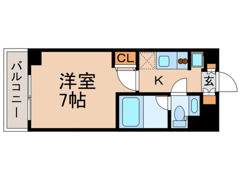 間取図 エスティメゾン哲学堂