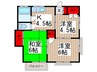 堀川コーポ 3Kの間取り