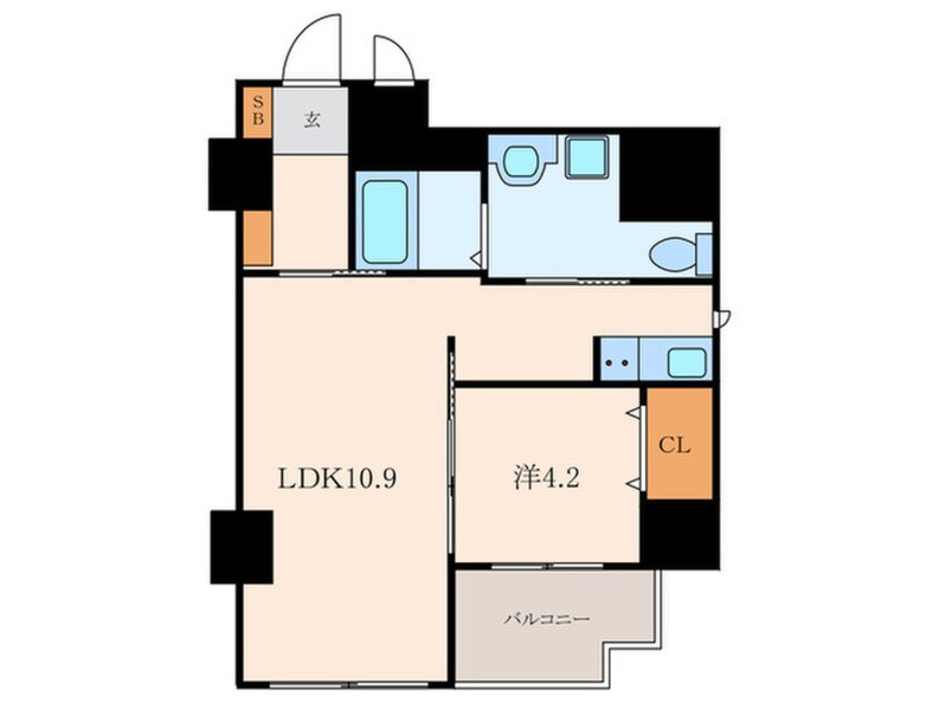 間取図 ドゥ・サム赤坂