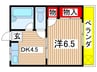 小林ビル 1DKの間取り