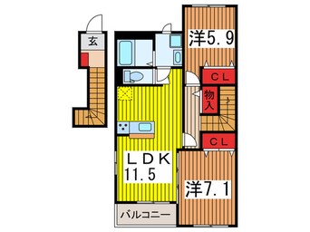 間取図 ルミエールハイム
