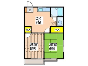 間取図 ビラ秀芳Ⅲ