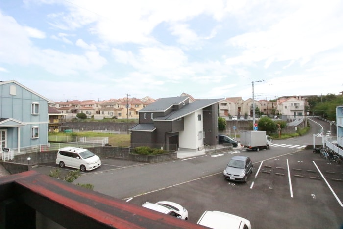 室内からの展望 司ハイツ