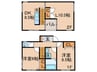 Ｖｅｇｉ　ＨＯＵＳＥ　Ｄ 2LDKの間取り