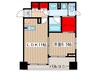 レジディア日本橋馬喰町Ⅲ 1LDKの間取り