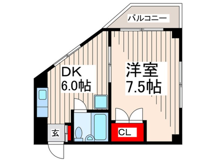 間取図 BLDG福島