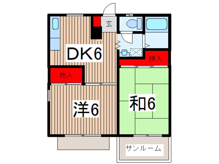 間取図 富士見パ－クハイツ