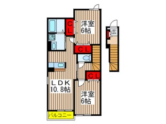 間取図 シャルムメゾンⅡ