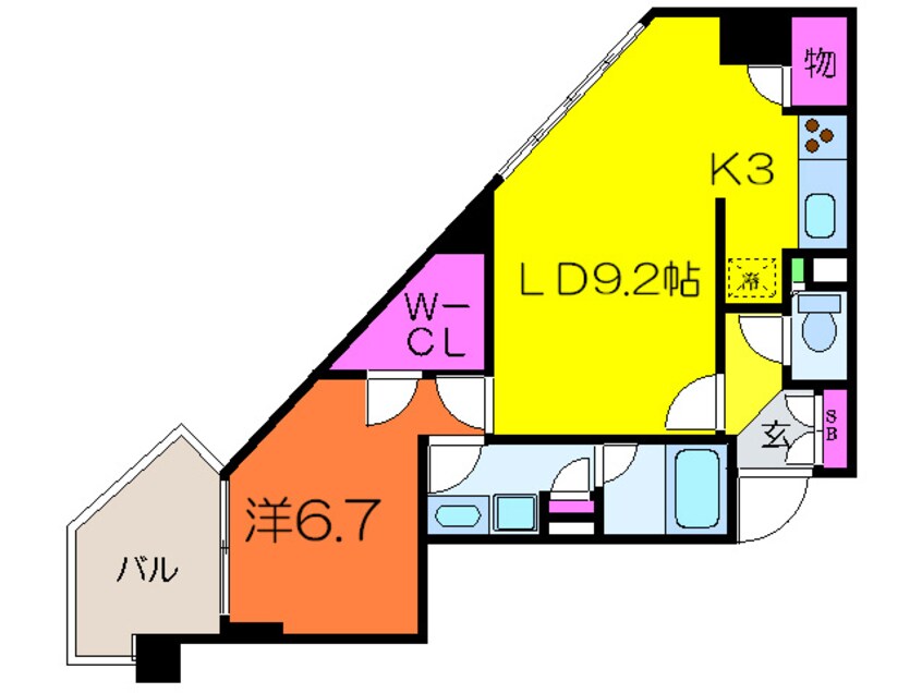 間取図 エ－デル練馬