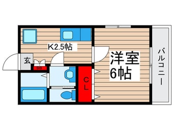 間取図 ルフラン瑞江