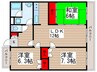ランド津田沼 3LDKの間取り