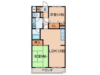 間取図 ホワイトキャッスル