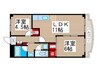 ビュ－アイランドさつきが丘 2LDKの間取り