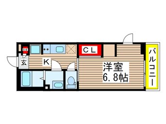 間取図 リブリ・ルームス弁天2