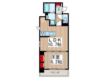 間取図 ＡＵＲＡ ＤＥ ＰＡＲＵＬＥ