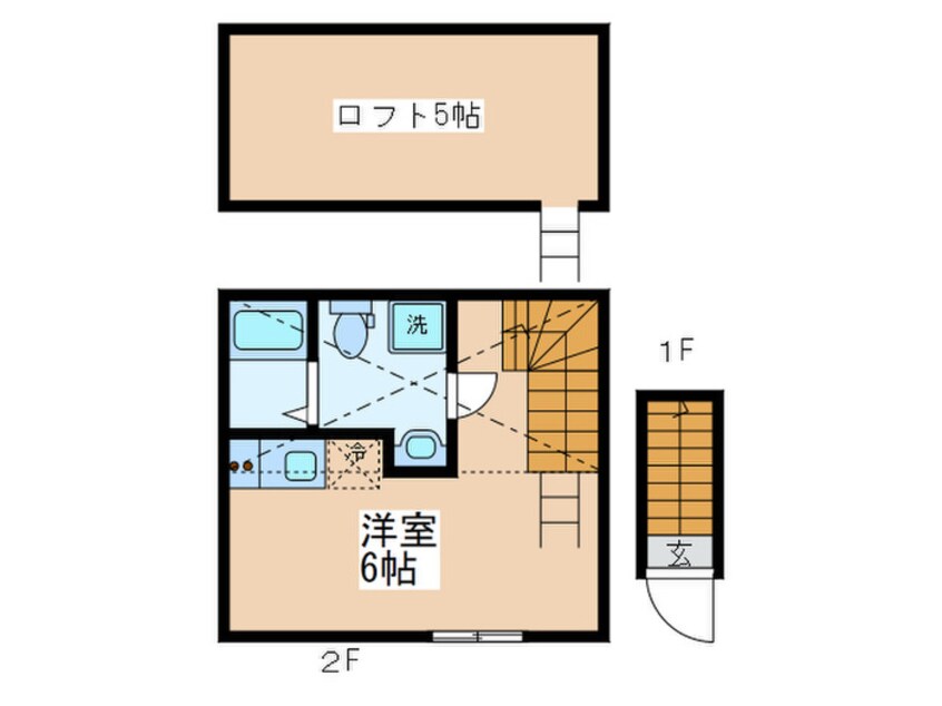 間取図 インベスト小岩