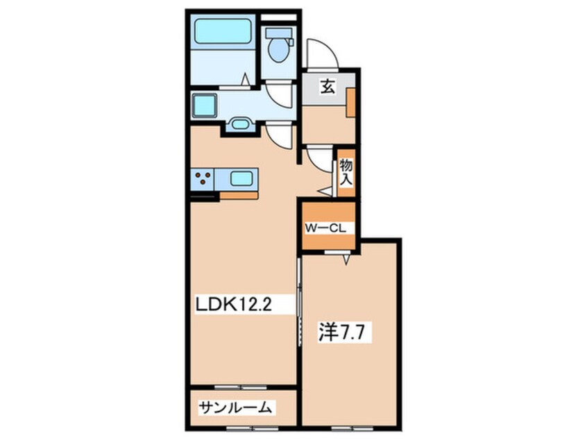 間取図 アザレア