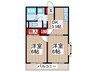 ｳﾞｪﾙｺﾘｰﾇ1番館 2DKの間取り