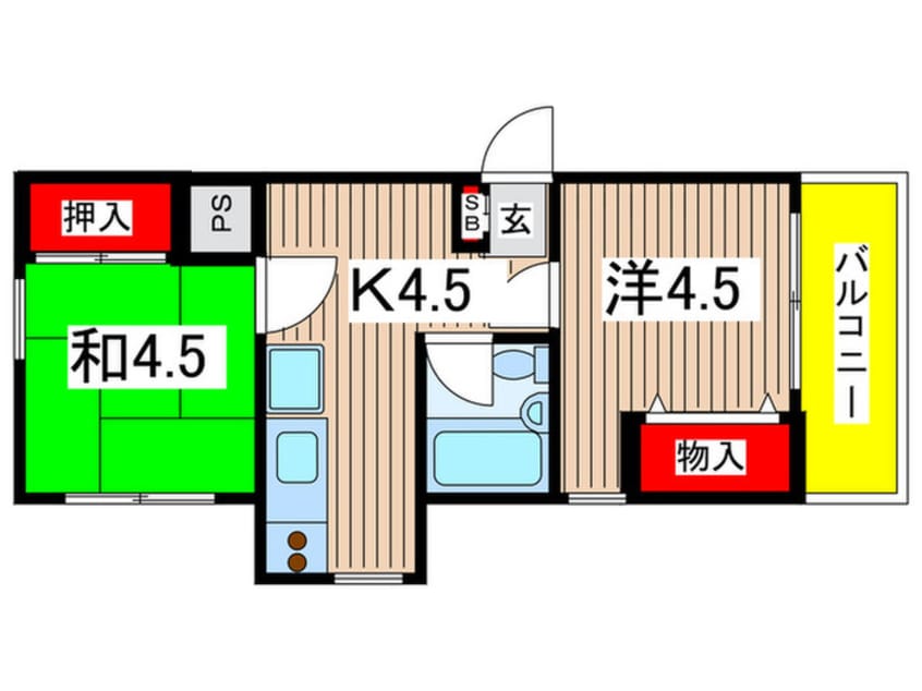 間取図 コスモ壱番館